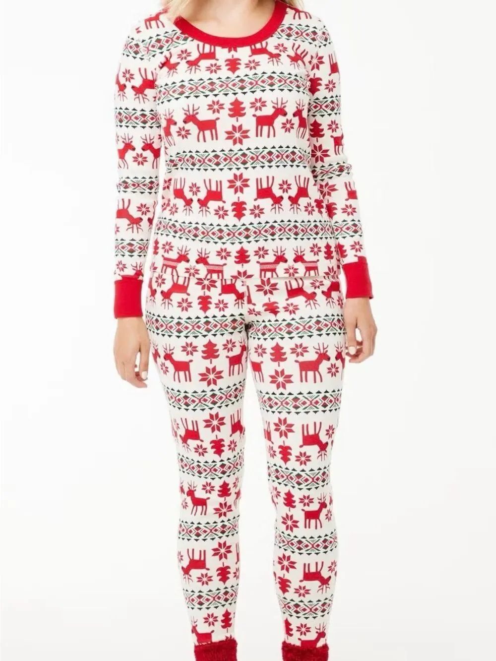 Hanna Andersson 2-piece Long John Pajama Set L